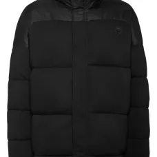 Пуховик со вставками