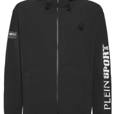 Куртка с капюшоном и логотипом Куртка с капюшоном и логотипом