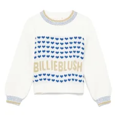 Свитер вязки интарсия с логотипом