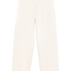 Прямые джинсы с нашивкой-логотипом Прямые джинсы с нашивкой-логотипом