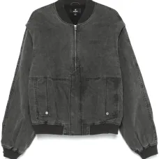 Бомбер со вставками на рукавах