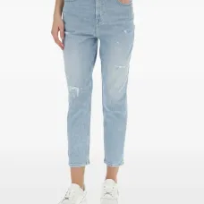 Укороченные брюки прямого кроя Укороченные брюки прямого кроя