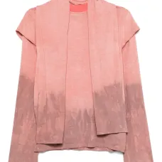 Футболка с длинными рукавами и шарфом