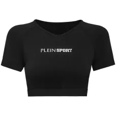 Бесшовная укороченная футболка