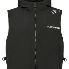 Дутый жилет с принтом Scratch Дутый жилет с принтом Scratch