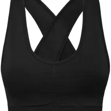 Бесшовный спортивный бюстгальтер с широкими бретелями