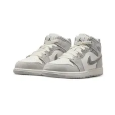Кроссовки Jordan 1 Mid SE PS Neutral Grey