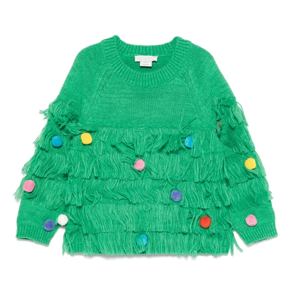 Свитер с помпонами Свитер с помпонами