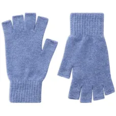 Кашемировые перчатки-митенки