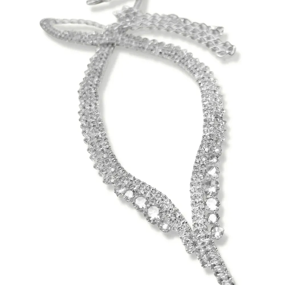 Колье с кристаллами