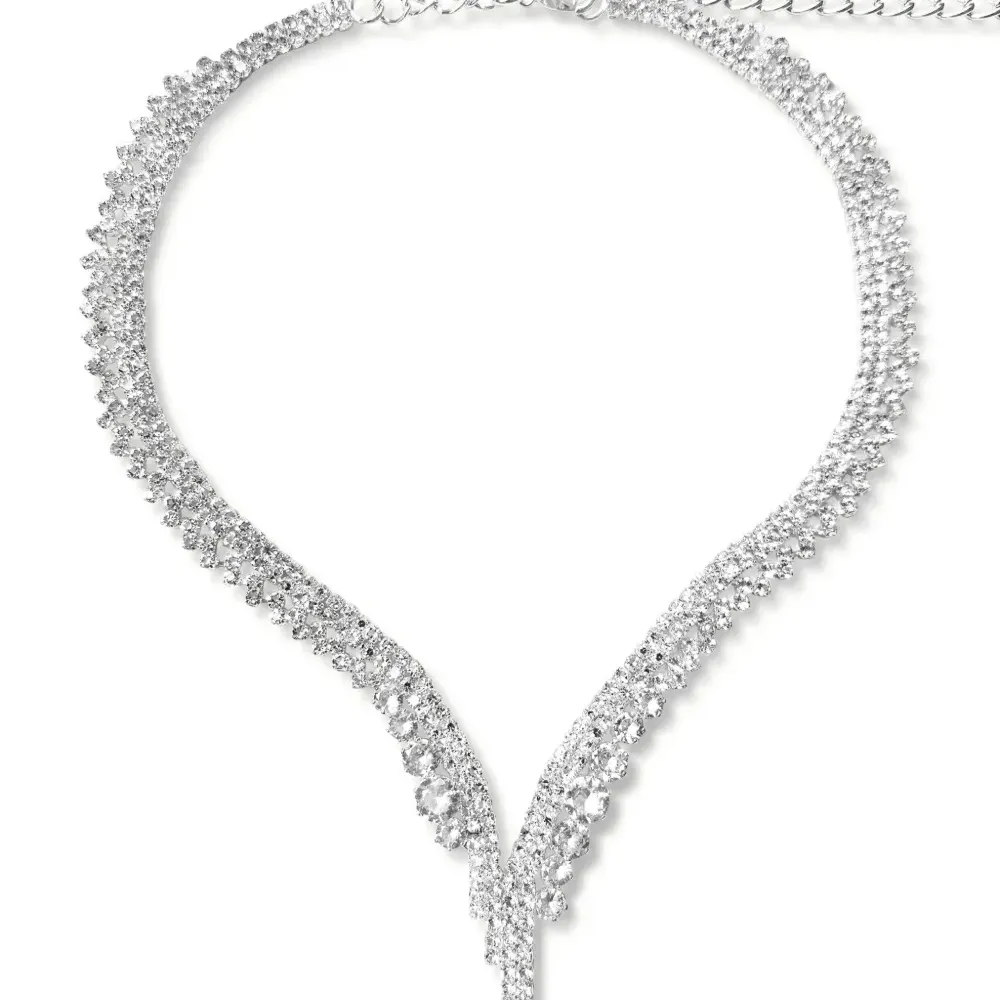 Колье с кристаллами