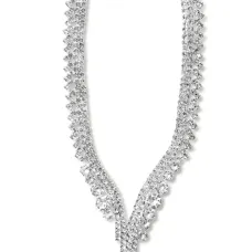 Колье с кристаллами