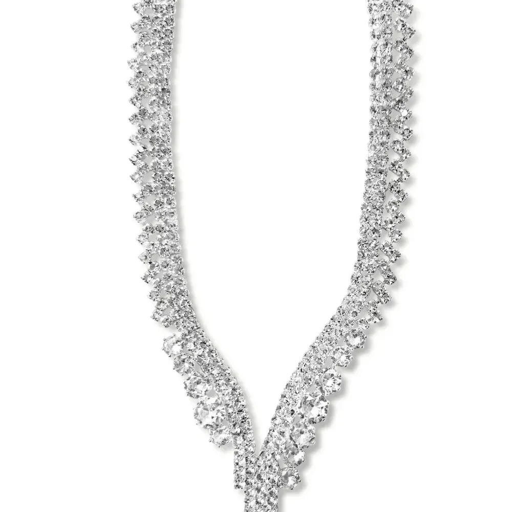 Колье с кристаллами