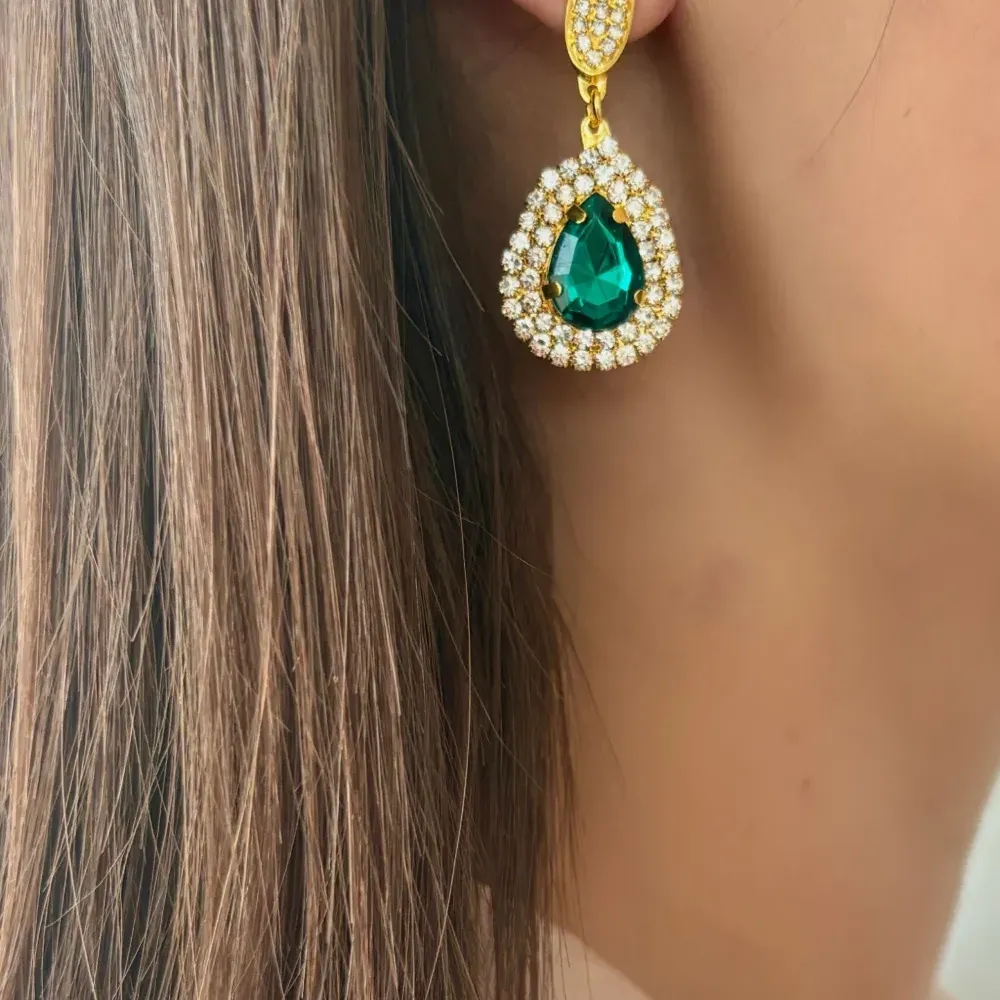 Серьги со стразами Серьги со стразами