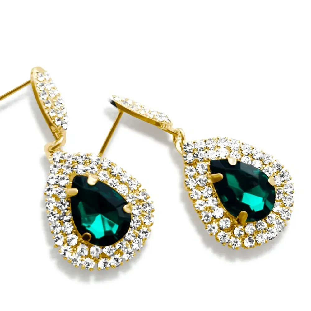 Серьги со стразами Серьги со стразами