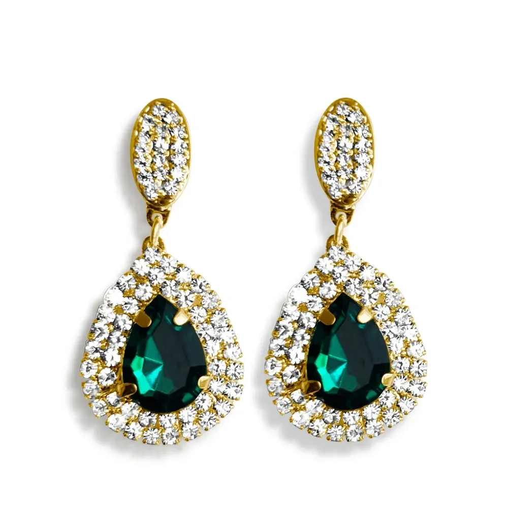 Серьги со стразами Серьги со стразами