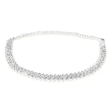 Колье со стразами