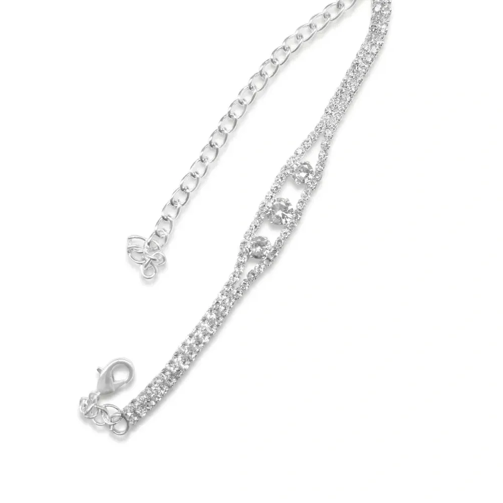 Браслет со стразами