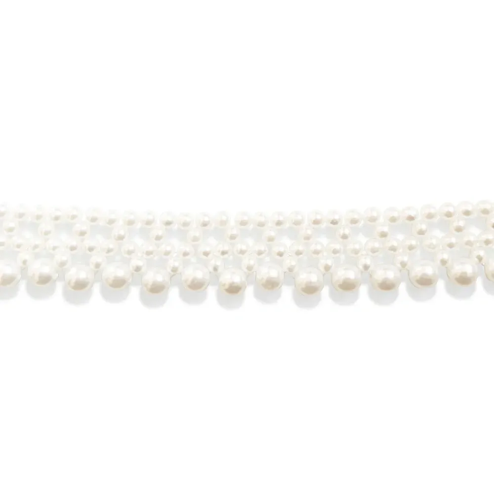 Колье с искусственным жемчугом