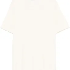 Футболка в рубчик с U-образным вырезом