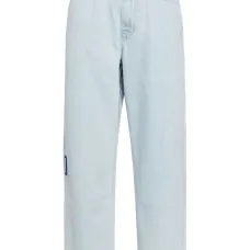 Джинсы с нашивкой-логотипом