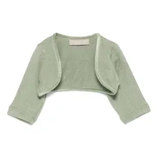 Кардиган с бархатной отделкой