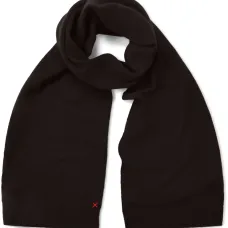 Шарф с декоративной строчкой