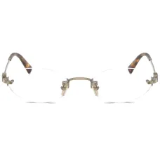 очки в овальной оправе