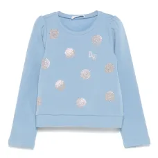 Толстовка в горох с кристаллами