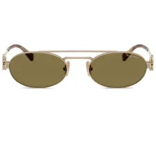 Солнцезащитные очки в овальной оправе