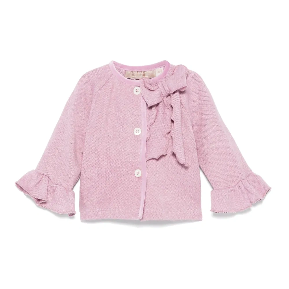 Кардиган с бантами