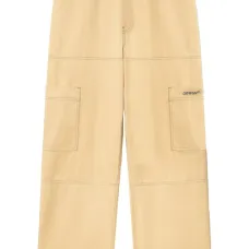 Брюки карго с контрастной строчкой