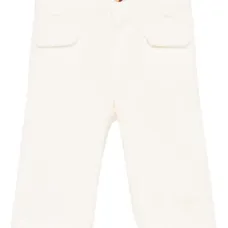 Брюки с вышитым логотипом