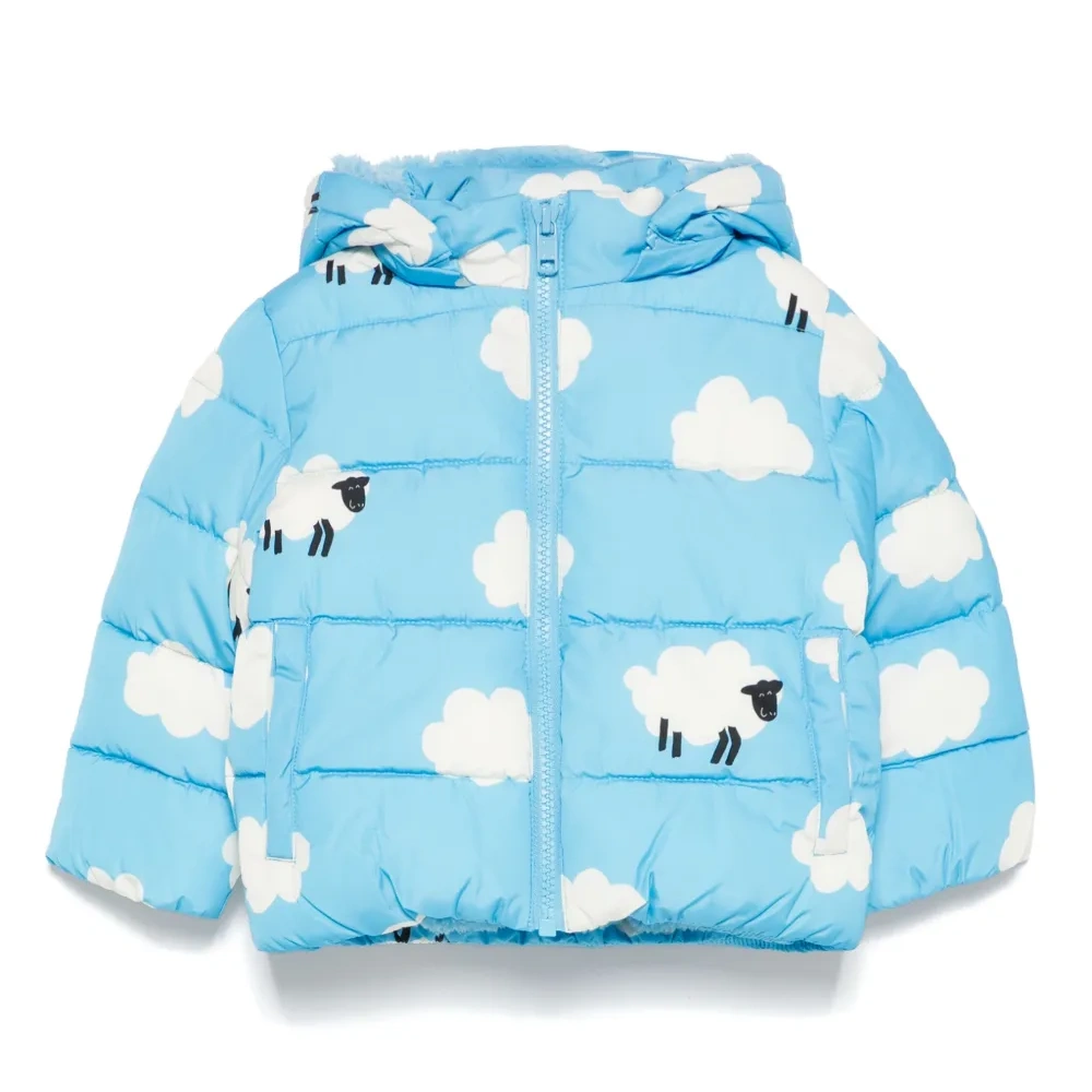 Пуховик с узором