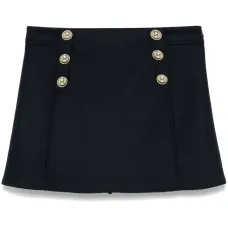 Шерстяная юбка мини