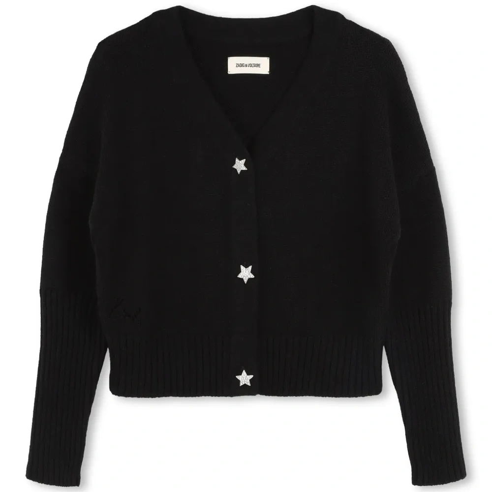 Кардиган с V-образным вырезом