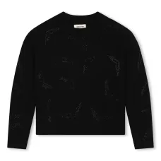 Свитер с круглым вырезом