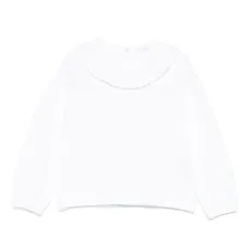 Блузка со складками на воротнике