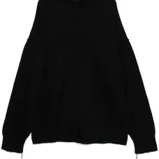 Трикотажный свитер с круглым вырезом Трикотажный свитер с круглым вырезом