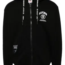 Куртка с капюшоном и нашивкой-логотипом