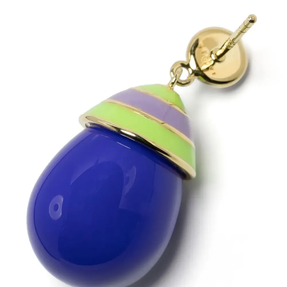 Серьги-подвески в полоску Серьги-подвески в полоску