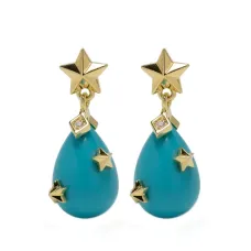 Серьги-подвески tear