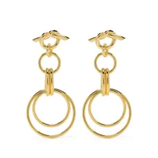 серьги-кольца Loop