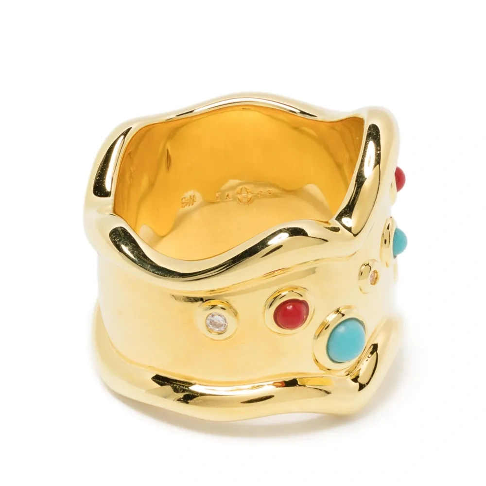 кольцо с кристаллами