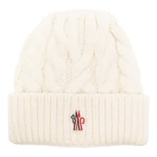 шапка бини фактурной вязки