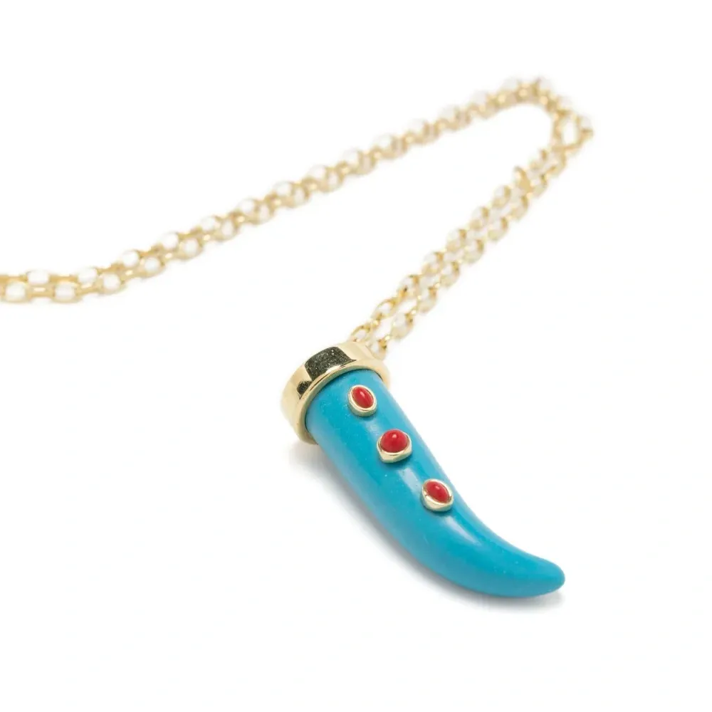 Колье с бирюзой