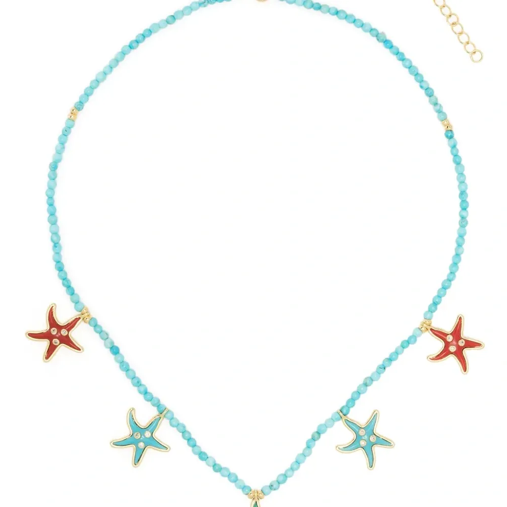 Колье с бирюзой