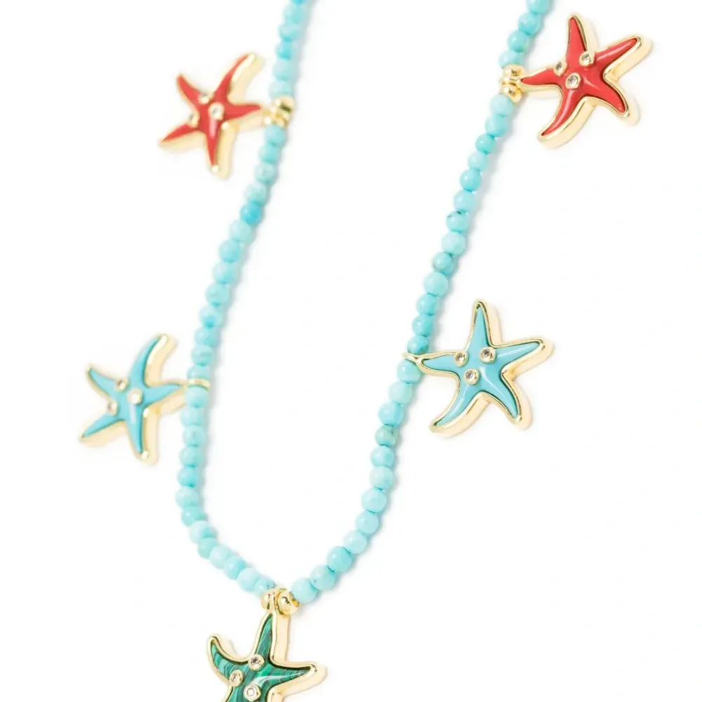 Колье с бирюзой