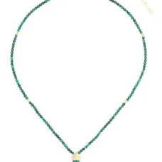 колье с малахитом колье с малахитом