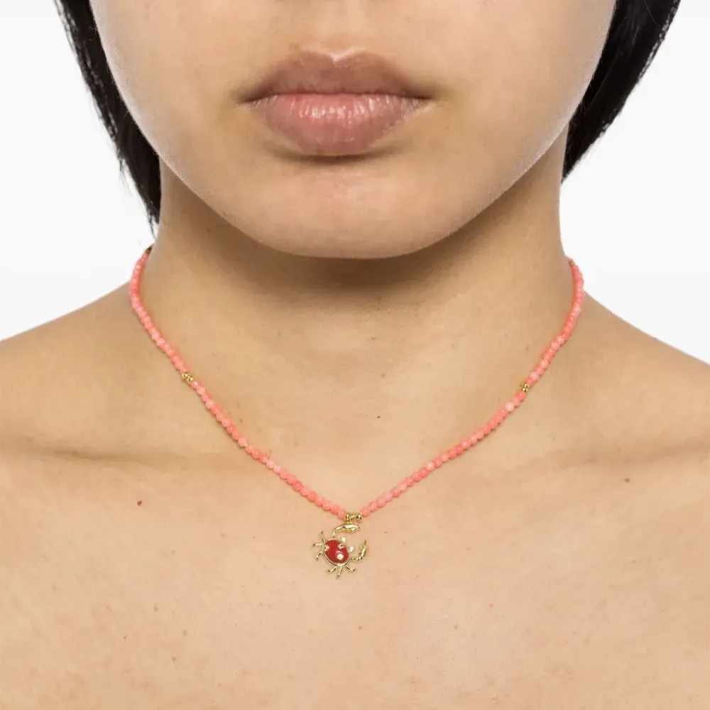 колье с подвеской